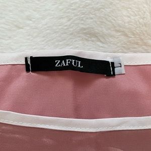 Silk pink top